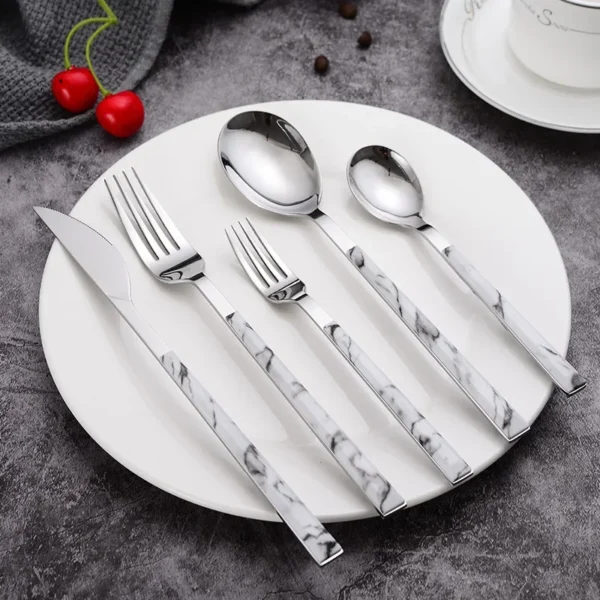 Marbella – Elegant Marble Handle Cutlery