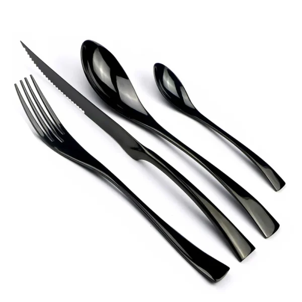 Midnight Edge Cutlery Set