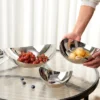 LustreBowl – Luxe Steel Fruit & Snack Dish