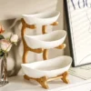 EleganceStack – Multi-Tier Fruit & Snack Plate