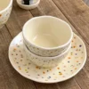 BlossomGlow Ceramic Bowl