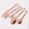 Blush Luxe – 4-Piece Rose Gold Cutlery Set