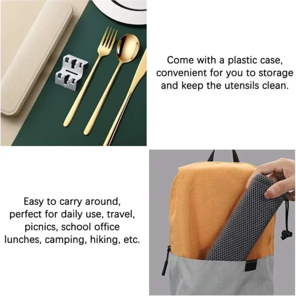 NomadSteel Travel Cutlery Set
