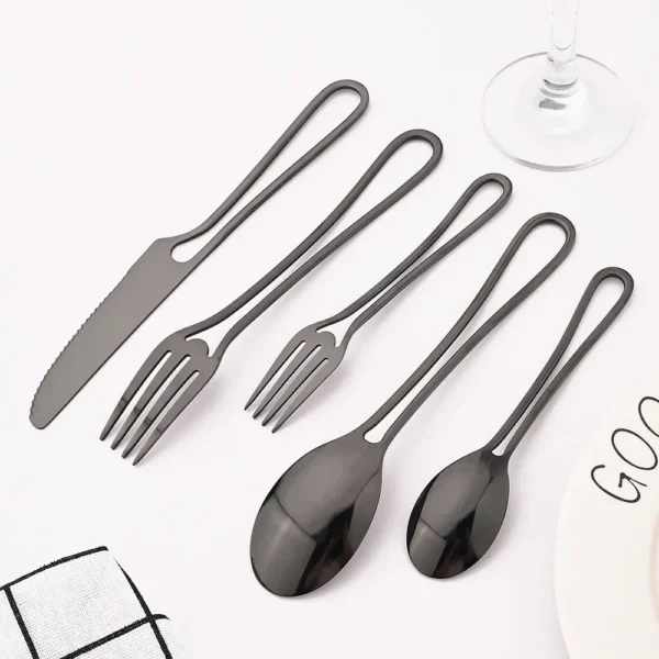 Noir Luxe Flatware Set