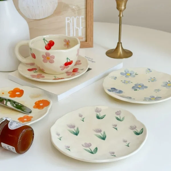 PetalCharm Ceramic Plate
