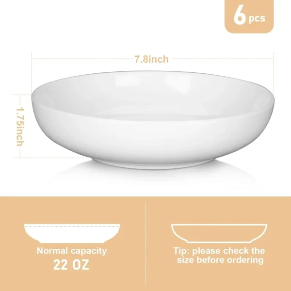 kf-S72dc2f47d4d24e1f83227f4ebff80878s Cibeat 22oz Ceramic Pasta Bowls