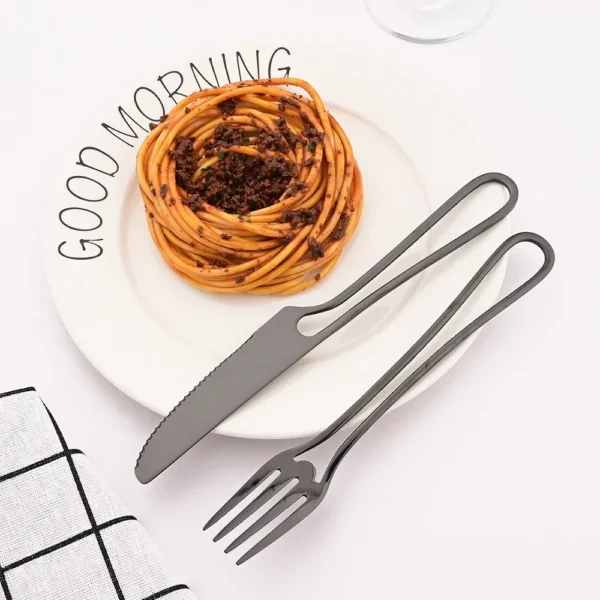 Noir Luxe Flatware Set