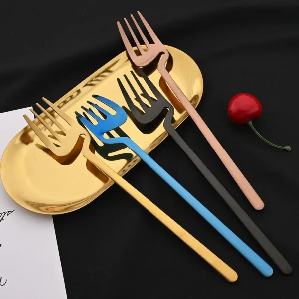 HangElegance 24-Piece Matte Cutlery Set