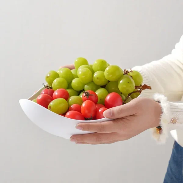 kf-S774ace54b4c6421088e6e7b3de00e392p RusticWood Style Plastic Snack & Fruit Tray