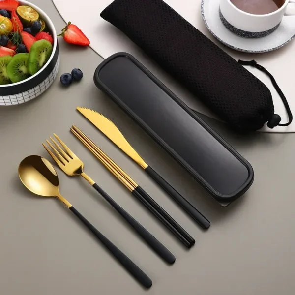NomadSteel Travel Cutlery Set