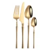 LuxeGold 4-Piece Cutlery Set