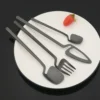 HangElegance 24-Piece Matte Cutlery Set