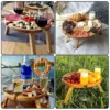 VinoGo – Foldable Wooden Picnic Wine Table