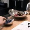 LustreBowl – Luxe Steel Fruit & Snack Dish