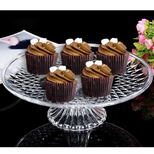 ClarityServe – Elegant Acrylic Dessert Stand