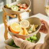 EleganceStack – Multi-Tier Fruit & Snack Plate