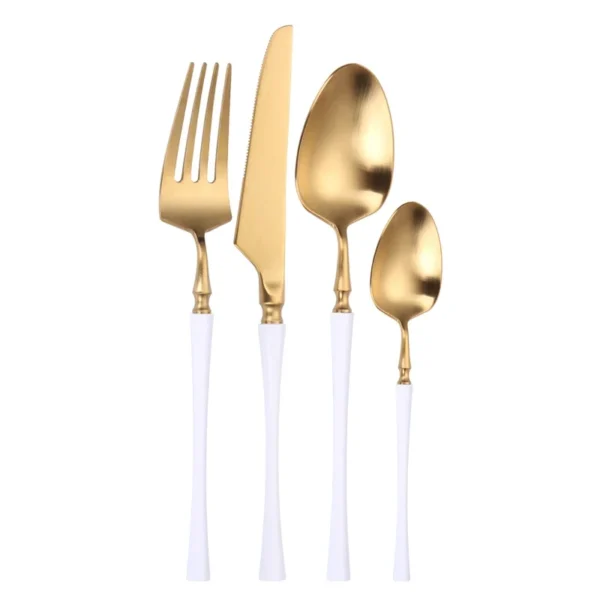 LuxeGold 4-Piece Cutlery Set