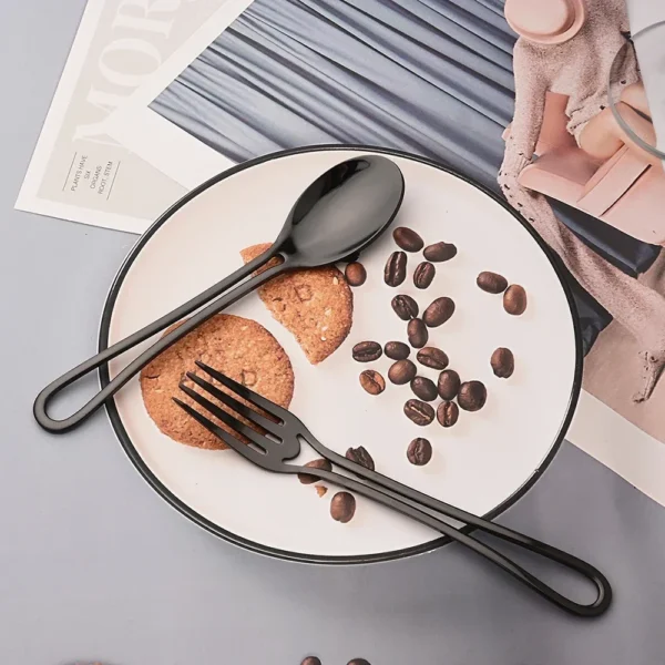 Noir Luxe Flatware Set