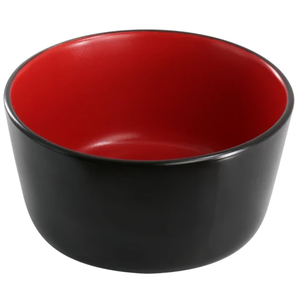 CrimsonEdge 16-Piece Stoneware Dinner Set