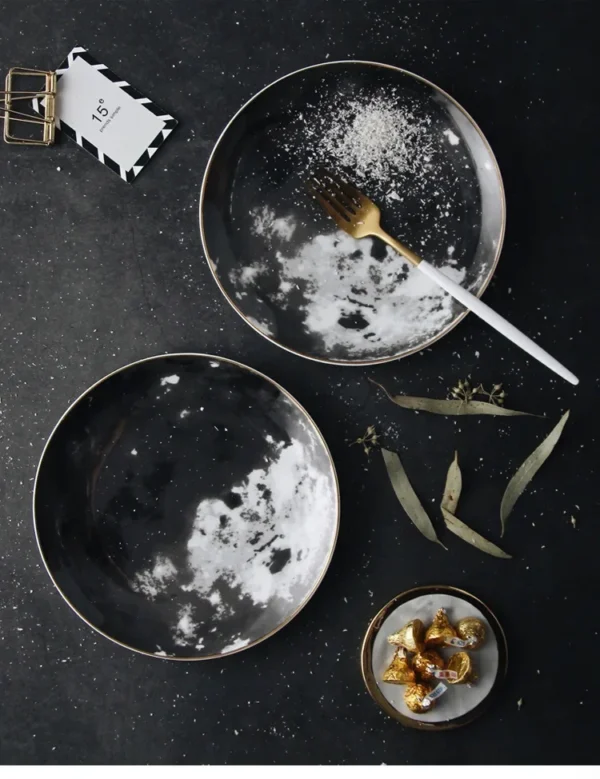 Lunar Luxe – Planet-Inspired Nordic Plate