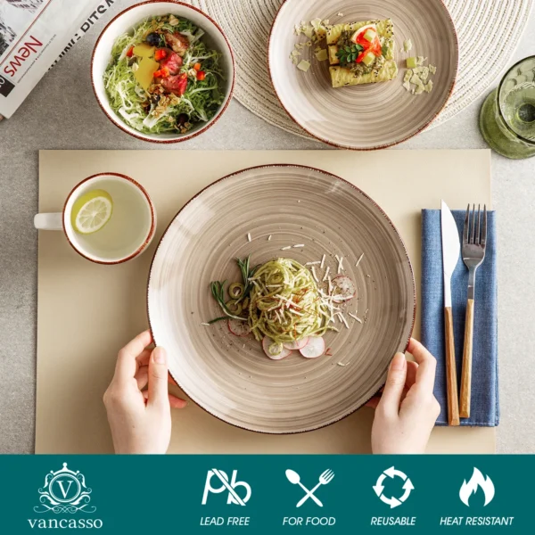 BellaCharm 16-Piece Vintage Dinner Set