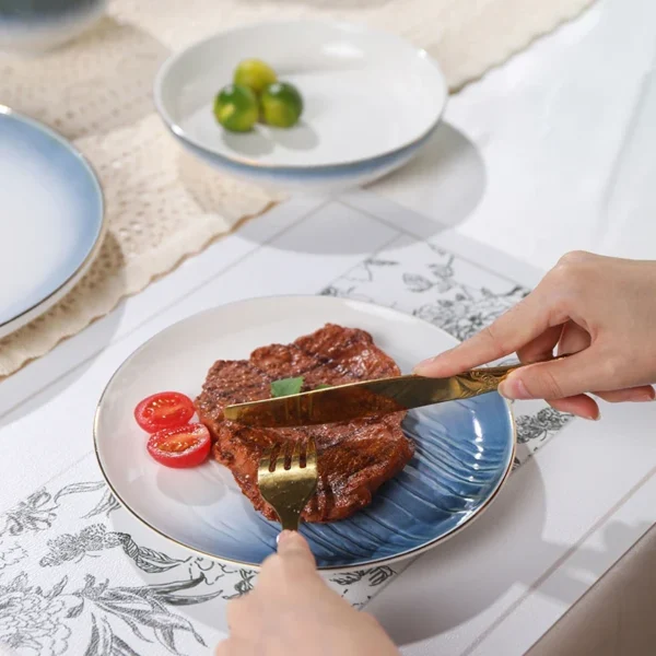 Velora 24-Piece Bone Dinnerware Set