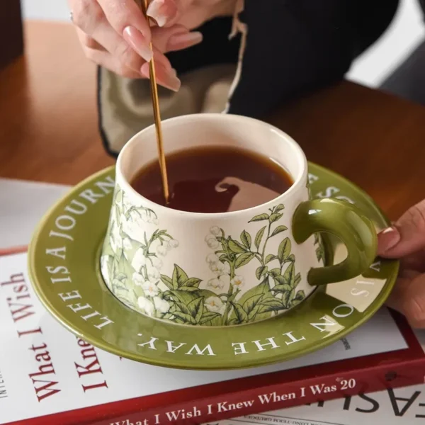 Orchid Grace Vintage Mug Set