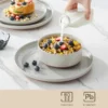 SlateGlow 18-Piece Stoneware Dinnerware Set