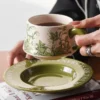 Orchid Grace Vintage Mug Set