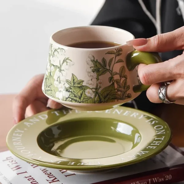 Orchid Grace Vintage Mug Set