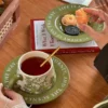Orchid Grace Vintage Mug Set
