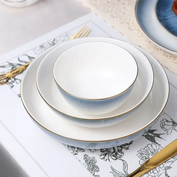 Velora 24-Piece Bone Dinnerware Set