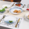 Velora 24-Piece Bone Dinnerware Set