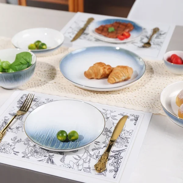 Velora 24-Piece Bone Dinnerware Set