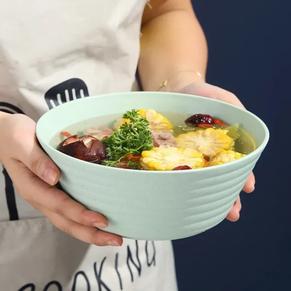kf-S2f4b74559ad1431ca6536fb9ecdbaa446 EcoBowl – Reusable Wheat Straw Cereal & Soup Bowl