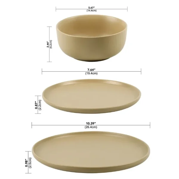 kf-S77039cec8d8d49f0a8f80a0201d280187 Midnight Matte Dinnerware Set