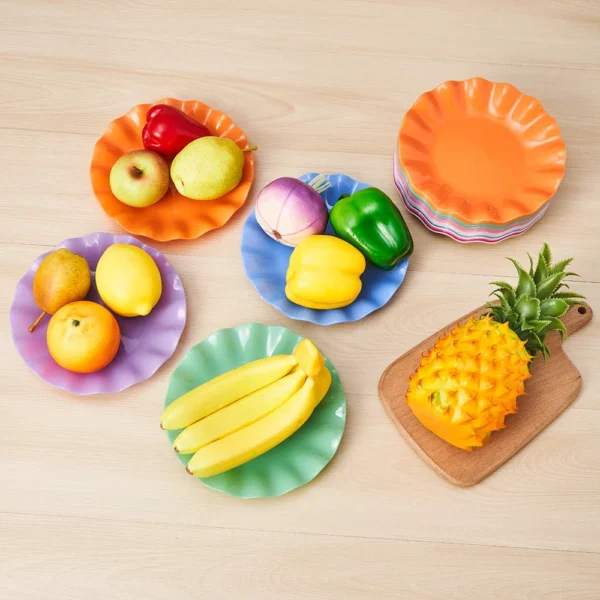 ScallopStyle 4-Piece Unbreakable Dinner Plates