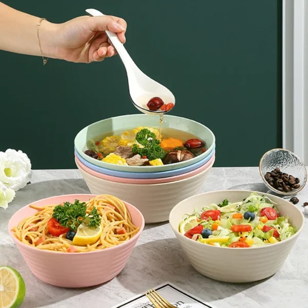 kf-S9d9df373bb3942229d5698c52d772008p EcoBowl – Reusable Wheat Straw Cereal & Soup Bowl