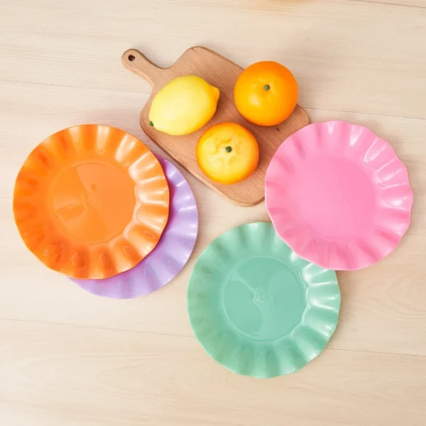 ScallopStyle 4-Piece Unbreakable Dinner Plates