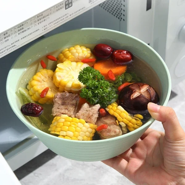 kf-Sd6d7adfa910949d38ee64a6cf92ed122E EcoBowl – Reusable Wheat Straw Cereal & Soup Bowl