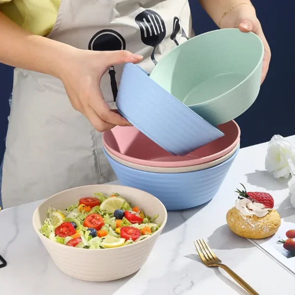 kf-Sdc578ebc66344bfbb0343f043854cbf14 EcoBowl – Reusable Wheat Straw Cereal & Soup Bowl