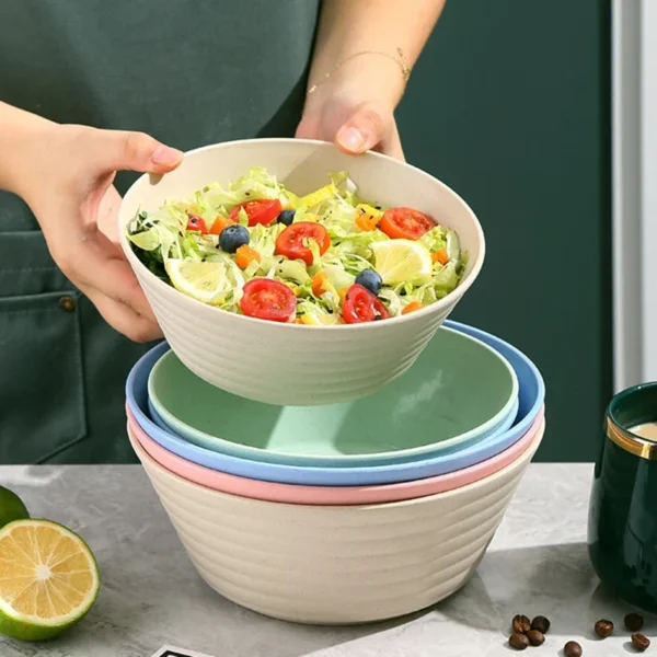 kf-Sebff550382c64d1db9fbbec9703c261br EcoBowl – Reusable Wheat Straw Cereal & Soup Bowl