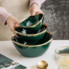 Aurora Bowl – Nordic Elegance in Gold